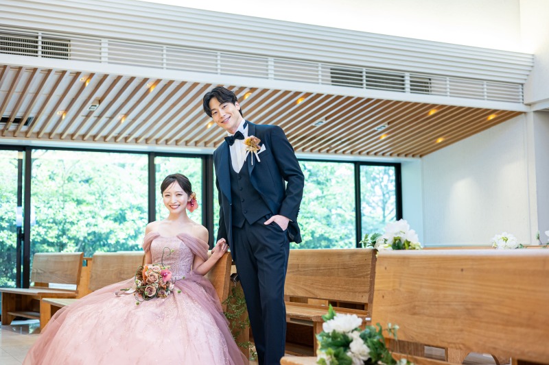 ONE PHOTO WEDDING 目白の森_チャペルで撮影できる