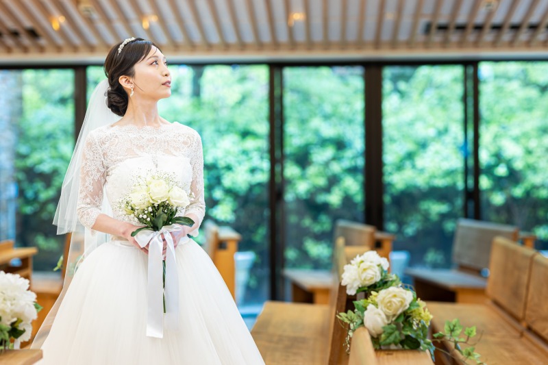 ONE PHOTO WEDDING 目白の森_チャペルで撮影できる