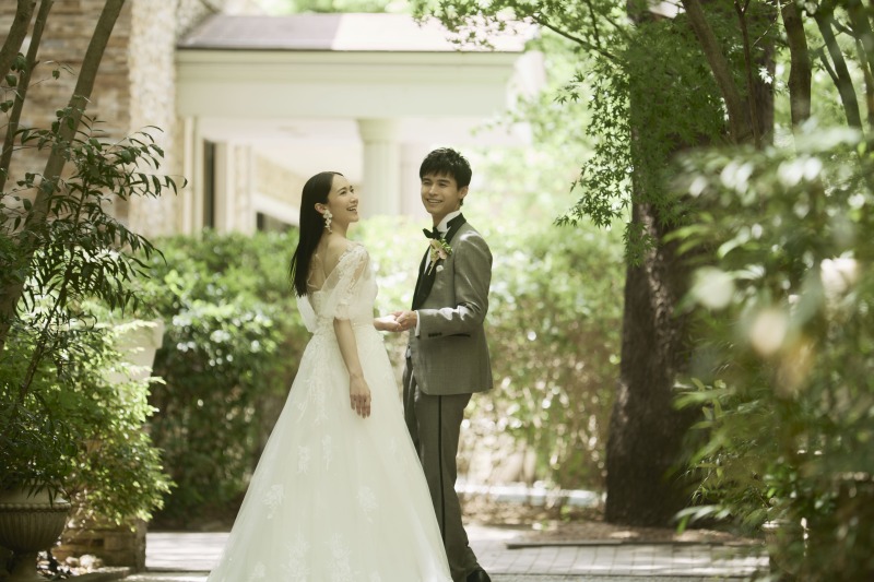 ONE PHOTO WEDDING 目白の森_ガーデンで撮影できる