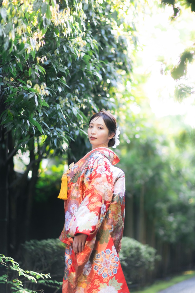 ONE PHOTO WEDDING 目白の森_色打掛・着物が豊富
