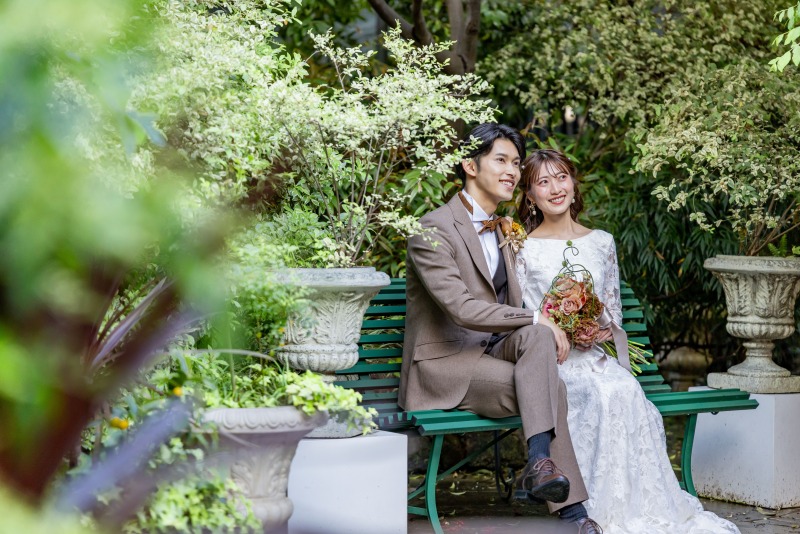 ONE PHOTO WEDDING 目白の森_ガーデンで撮影できる
