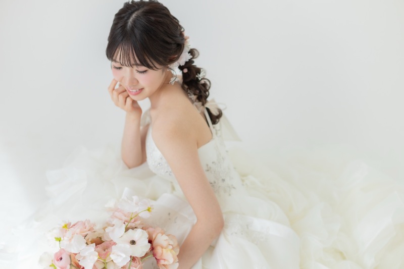 新婦様のソロショット